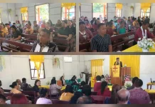 Babinsa Beo Utara Ibadah Minggu Bersama Warga Lobbo