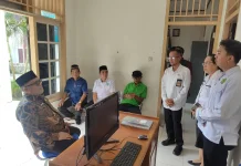 Kakanwil Kemenag Sulut Tinjau KUA Beo