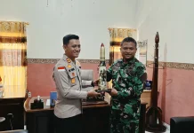 Pererat Sinergitas Polri - TNI di Talaud , Kapolres Silahturahmi ke Dandim