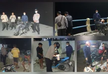 Polsek Lirung Gelar Patroli Presisi Jaga Kondusifitas Wilayah