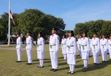 Swadaya Warga Dukung Pelatihan Paskibraka Damau