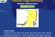 BMKG Peringatkan Gelombang Sedang di Perairan Talaud