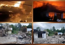 Si Jago Merah Hanguskan Rumah Warga Desa Akas