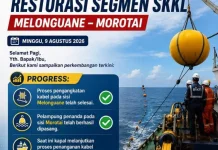 Restorasi SKKL Melonguane-Morotai Terus Berprogres