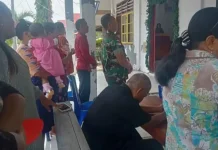 TNI AD Pam Gereja Sion Marampit