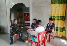 Pererat Silaturahmi, Babinsa Koramil 08/Mlg Komsos dengan Pemuda Tule