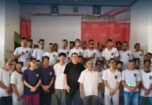 WBP Lapas Lirung Ikuti Kebaktian Kebangunan Rohani