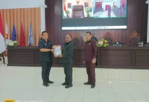 DPRD Talaud Gelar Paripurna Penyampaian Rancangan KUA-PPAS TA 2027