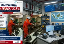 Restorasi SKKL Melonguane Morotai Masuki Tahap Penyambungan Kabel