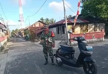 Babinsa Miangas Intensifkan Sosialisasi Pencegahan Karhutla