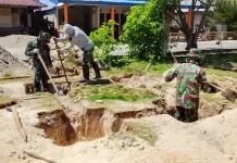 Kemanunggalan TNI-RAKYAT dalam Pembangunan Desa lewat Pembuatan Sumur Bor