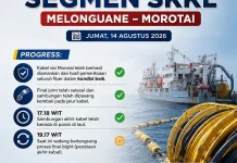 Restorasi SKKL Melonguane-Morotai Masuk Tahap Akhir Pekerjaan