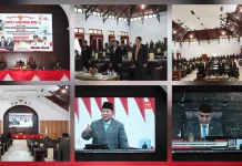 Pemkab dan DPRD Talaud Simak Pidato Kenegaraan Presiden