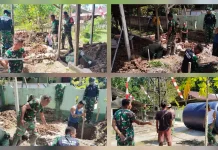 Babinsa Koramil Melonguane Percepat Pembangunan Sumur Bor
