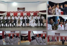 Bupati Welly Titah Kukuhkan 25 Anggota Paskibraka Kepulauan Talaud Tahun 2026