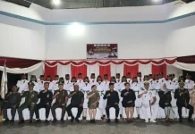 Kapolres dan Ketua Bhayangkari Talaud Hadiri Pengukuhan 25 Anggota Paskibraka
