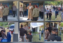 Warga Maririk Gelar Aksi di DP3APMD Talaud Tuntut Penonaktifan Kades