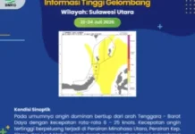 BMKG Peringatkan Gelombang Sedang di Talaud
