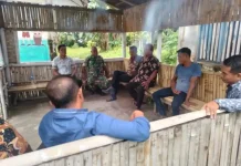 Sertu Yerobeam Larenaung Perkuat Kemitraan Warga Tule