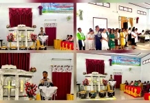 Kapolsek Gemeh Gelar Minggu Kasih di Gereja Bethesda Arangkaa