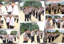 Kapolres Talaud Pimpin Apel Pagi dan Gaktiblin Anggota
