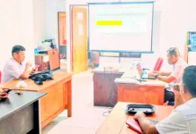 Sekwan Pimpin Rapat Internal Penyusunan APBD Perubahan Sekretariat DPRD Talaud