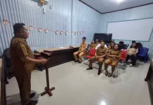Dinas Kominfo Talaud Awali Aktivitas dengan Ibadah Rutin