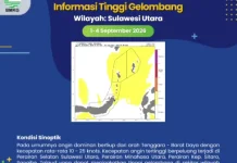 Gelombang Tinggi Berpotensi Terjadi di Talaud