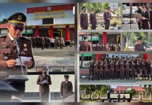 Kejaksaan Negeri Kepulauan Talaud Gelar Upacara Harlah Kejaksaan