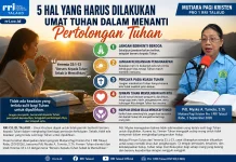 Lima Hal harus dilakukan Umat dalam Menanti Pertolongan Tuhan