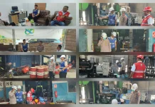 Koordinasi Polsek dan PLN Lirung Atasi Pemadaman Listrik Salibabu