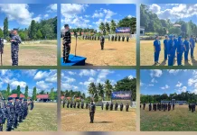 Lanal Melonguane Gelar Upacara Peringatan HUT ke-81 TNI Angkatan Laut
