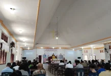 Ibadah Minggu Jemaat Paradise Melonguane Khidmat