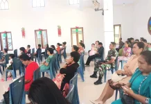 Babinsa Koramil Beo Ibadah Bersama Jemaat El-Betel Rusoh
