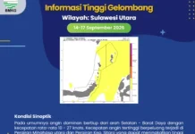 Gelombang Tinggi Berpotensi Terjadi di Perairan Talaud