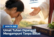 Mutiara Pagi Kristen : Umat Tuhan Dipanggil Mengampuni tanpa Batas