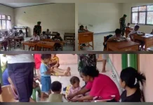 Babinsa Talaud Dampingi Distribusi Makan Bergizi Gratis di Sekolah