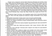 BPBD Talaud Imbau Waspada Angin Kencang dan Gelombang Tinggi