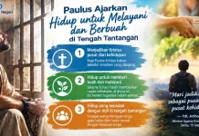 Paulus Ajarkan Hidup untuk Melayani dan Berbuah di tengah Tantangan
