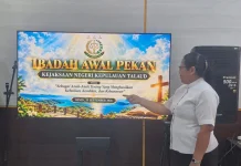 Kemenag Talaud Ajak Hidup Jemaat sebagai Anak-Anak Terang