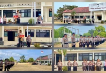 Gelar Apel Pagi, Kapolres Talaud Tekankan Kedisiplinan hingga Karhutla