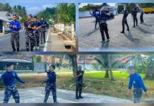 Tradisi Penjemputan Perwira Remaja Lanal Melonguane Berlangsung Khidmat