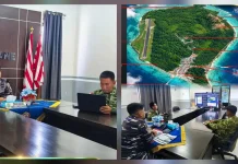 Danlanal Melonguane Ikuti Vicon Konsep Pertahanan Kepulauan Kodaeral VIII