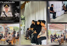Duka Cita, Kapolres Talaud Melayat ke Kediaman Kabid Humas Polda Sulut