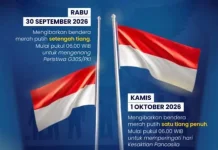 Pemerintah Imbau Pemasangan Bendera Setengah Tiang Tanda Berkabung Nasional
