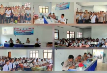 Kapolsek Melonguane Sosialisasi SMA Taruna Bhayangkara di SMPN 1