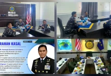 Lanal Melonguane Ikuti Vicon Matangkan Kunker Komisi I DPR RI