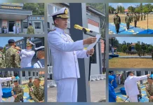 Danlanal Melonguane Pimpin Upacara Kenaikan Pangkat 13 Prajurit Jalasena