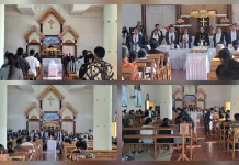 Ibadah Perjamuan Kudus di GERMITA Imanuel Kiama