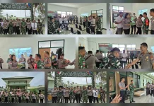 HUT TNI ke-81, Polsek Kabaruan Beri Kejutan di Pos AD Pulau Terluar